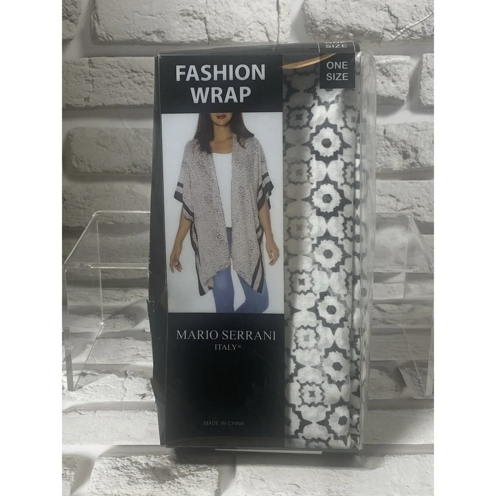Mario Serrani Italy Ladies' Fashion Wrap One Size Fits Most Cute  & Light Weight